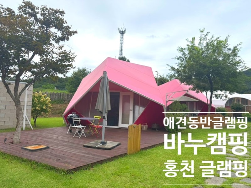[홍천글램핑] 바누 글램핑, 애견동반펜션으로 최고!...