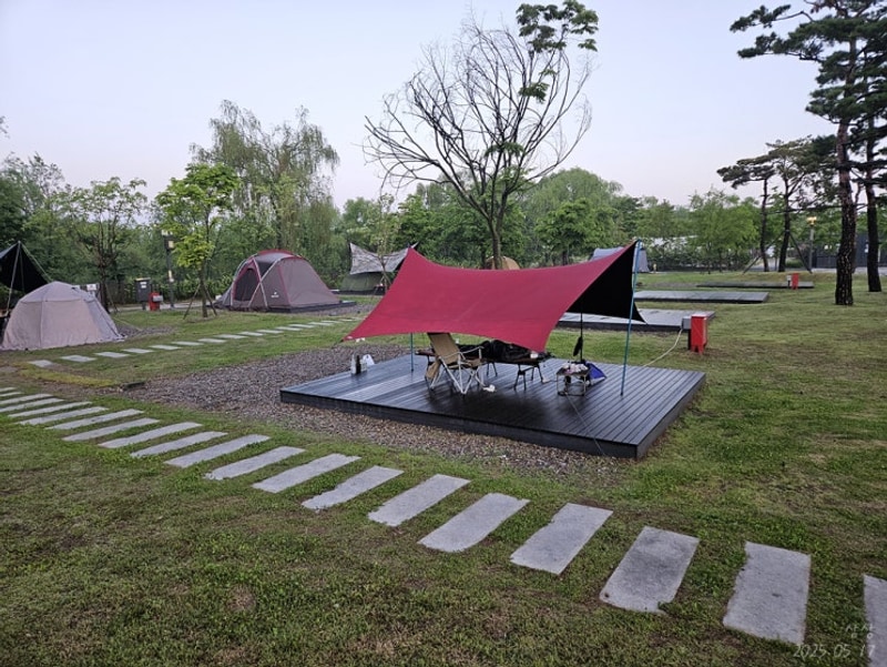 서울 마포 난지캠핑장 - 아카시아꽃 향기와 5월...