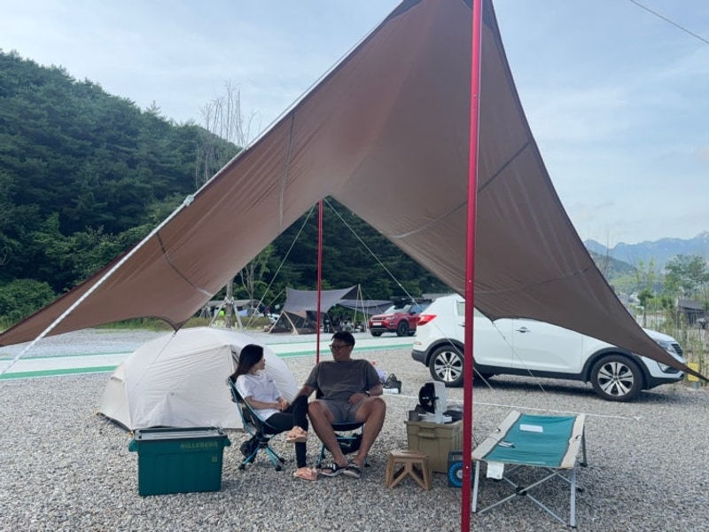 속리산에서의 1박, 고릴라캠핑 인 속리산 feat.말티재...