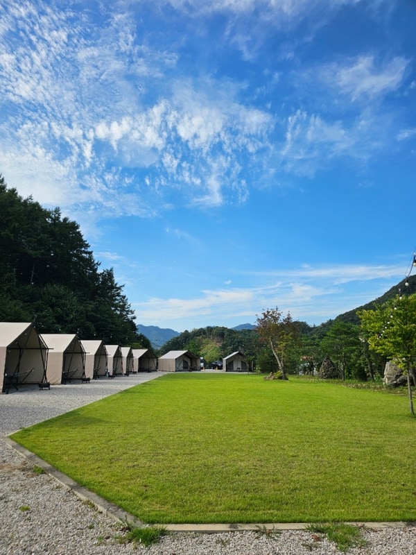 포천 글램핑 '호랑이캠핑 한탄강점' 선선해진 가을 날씨에 서울...