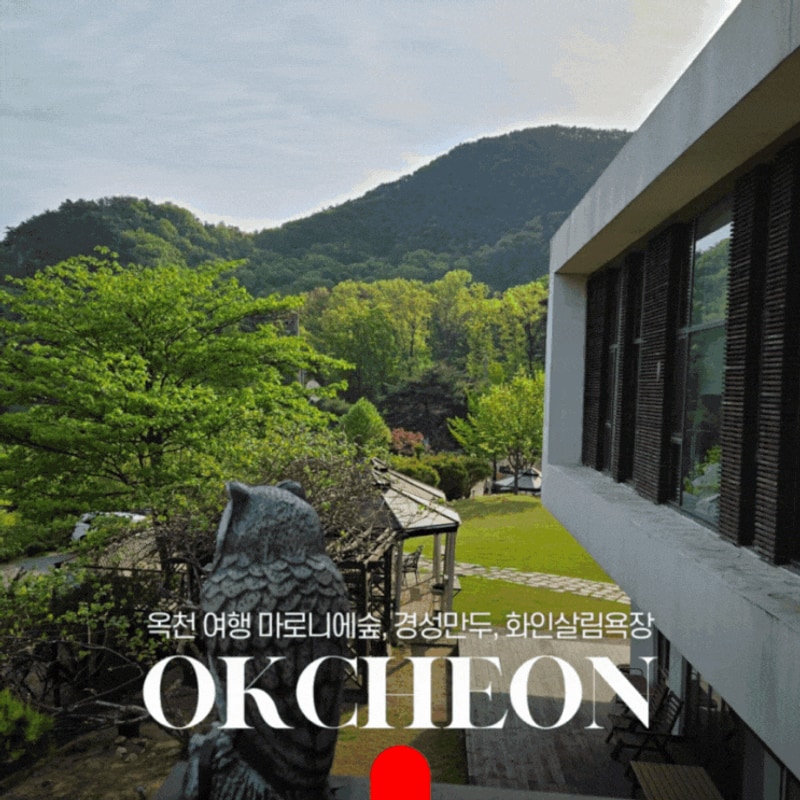 자연 속 옥천 여행: 숙소 마로니에숲 캠핑장, 맛집 경성만두...
