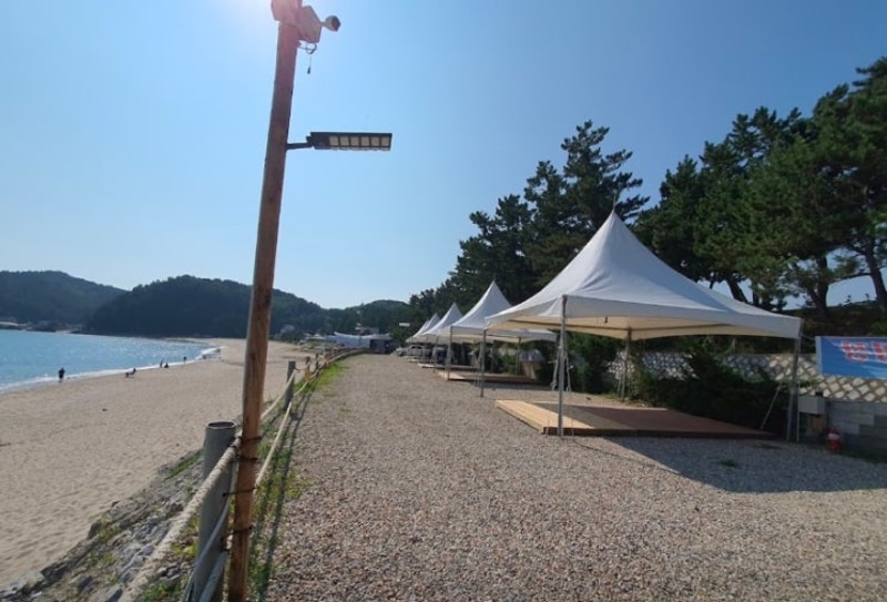 ⛺문암해변 캠핑장 가보다!