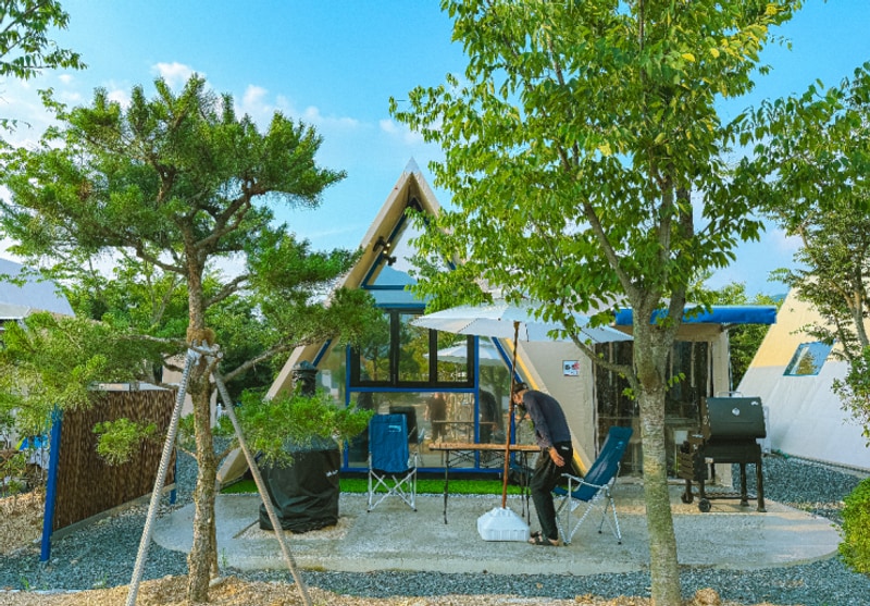 청도 글램핑 캠핑장 캠프스테이 청도 리조트형 글램핑장 추천