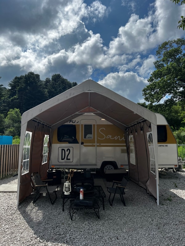 [포천] 프라이빗한 글램핑 찾으신다면 산이다 글램핑 추천!