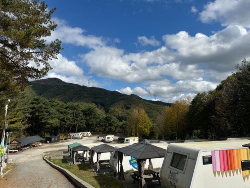 자연 속 조용한 힐링 여행, 가족과 함께한 제천카라반더그린...