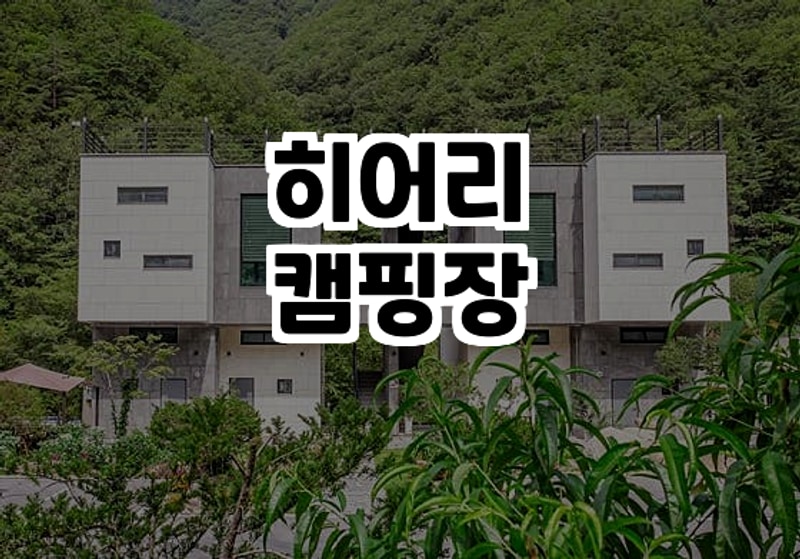 강원도 영월 자연과 함께하는 히어리캠핑장 솔직 후기