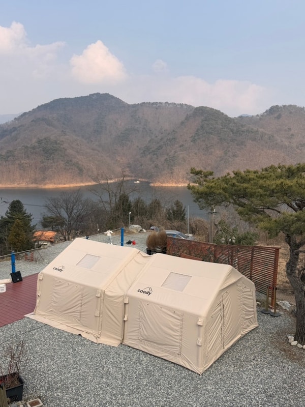 뷰좋은 캠핑장 충주호더쉼캠핑장