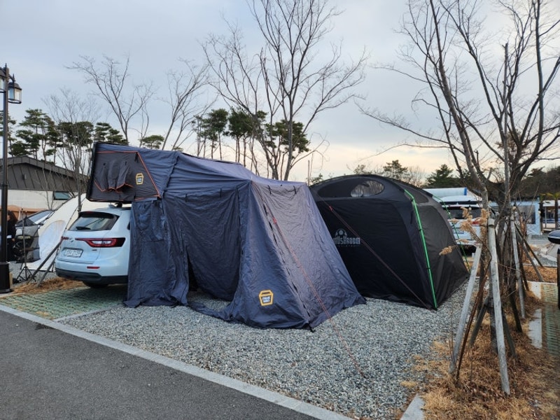 울산 오토캠핑장 힐링빌리지에서 루프탑텐트로 1박2일 캠핑