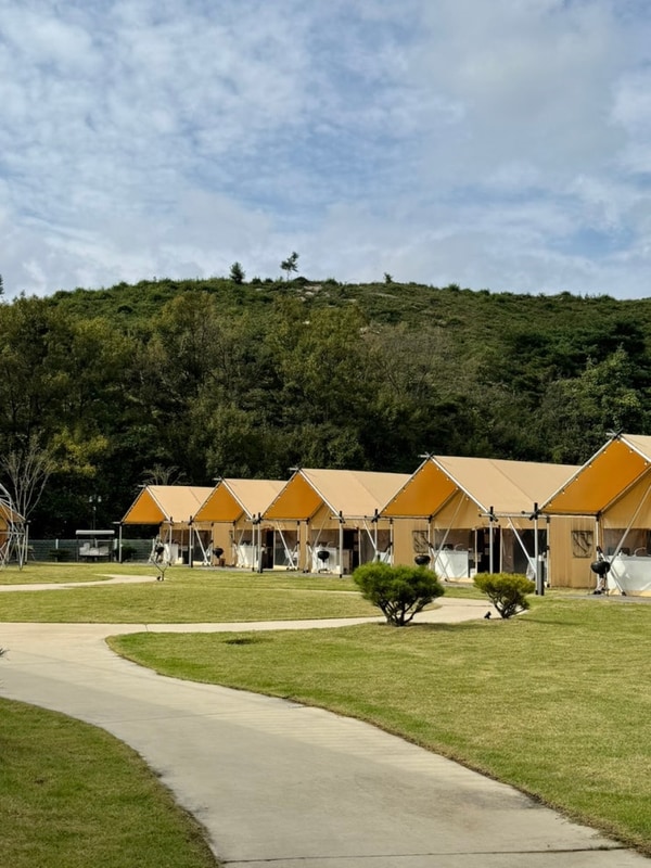 경북 칠곡 왜관 :: [왜관 하이스트 글램핑장] 애견동반 가능한...