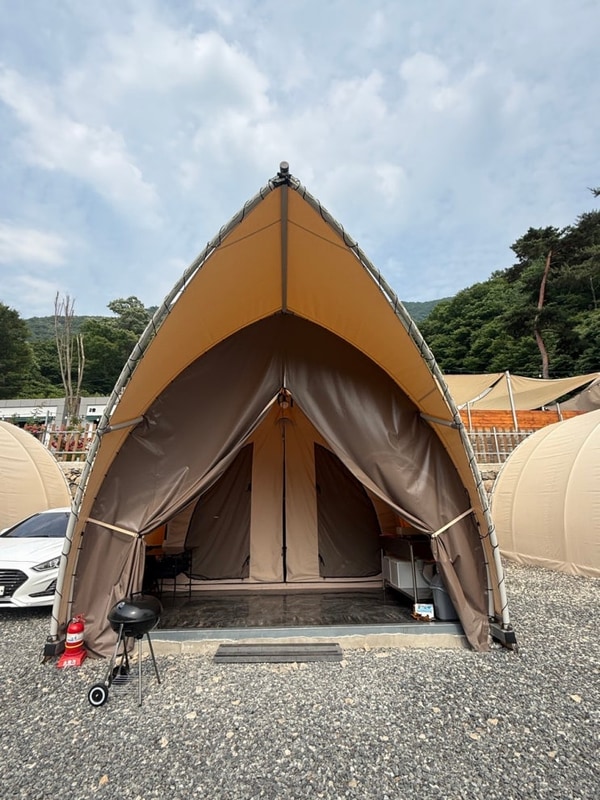 밀양글램핑•밀양캠핑장 "캠핑도래"  데이트장소로 강추!!