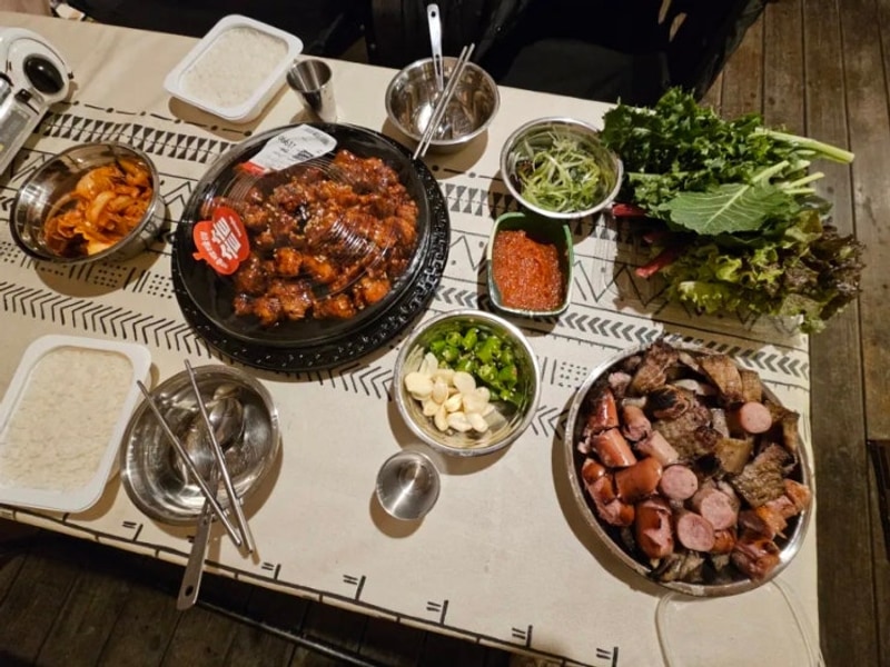 보은 일상화 글램핑 : 개별 노천 스파, 애견동반