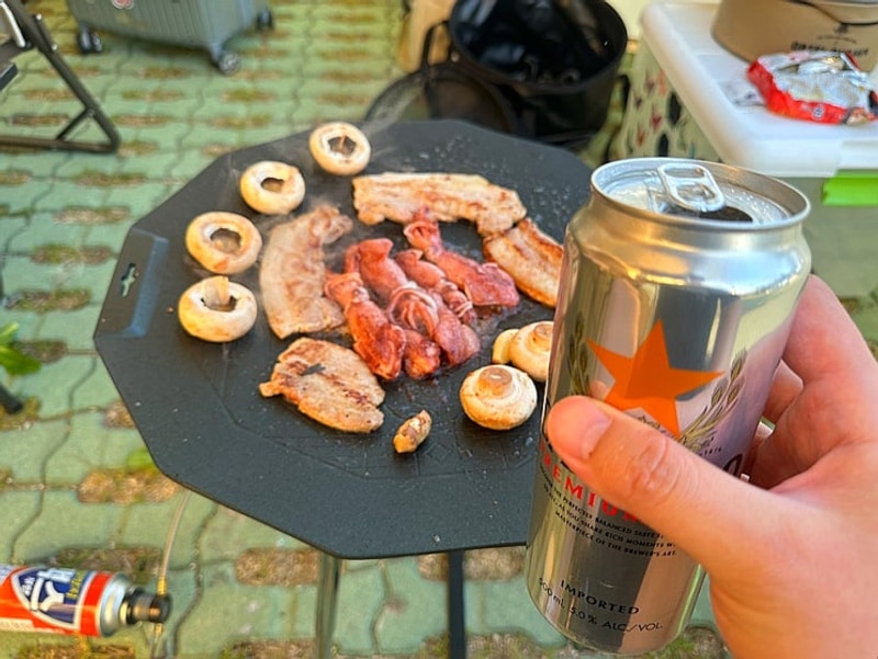 캠린이에게 좋은 곳 추천, 재방문한 거제 구조라항캠핑장에서...