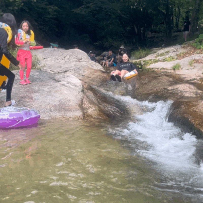 포천, 반딧불이 있는 깨끗하고 깊은 계곡 [각흘계곡] 캠핑장...