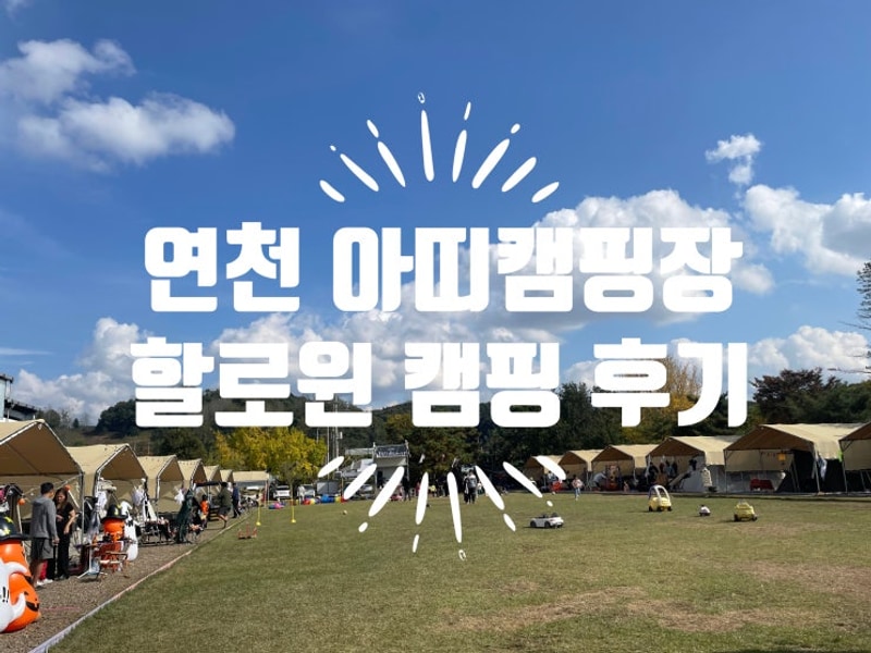 연천 아띠캠핑장 할로윈 캠핑 후기 엘돔340 + 도요토미 조합...