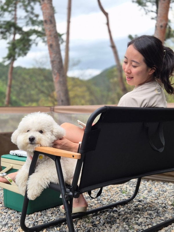 [일상] 4월 캠핑 일기. 옥천 마로니에숲 캠핑장.