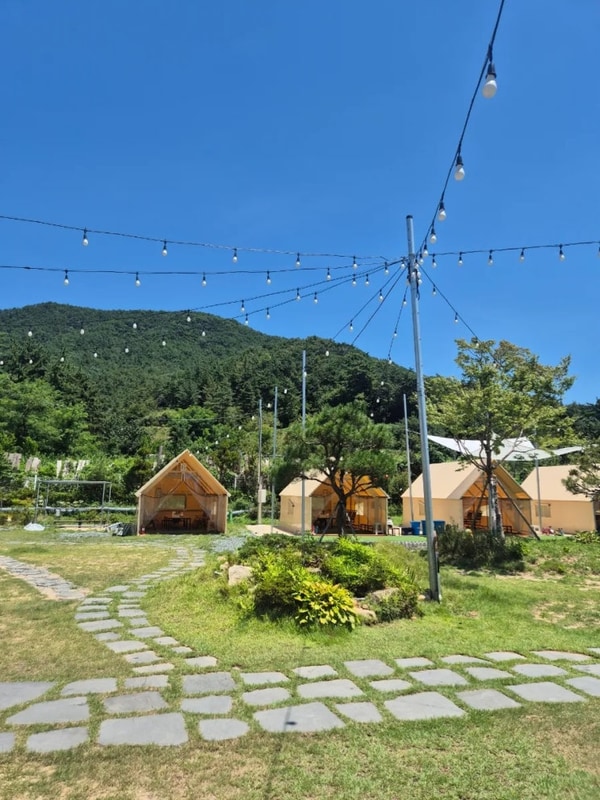 김해 주촌 고기집 휴파티 애견동반가능  글램핑 식당