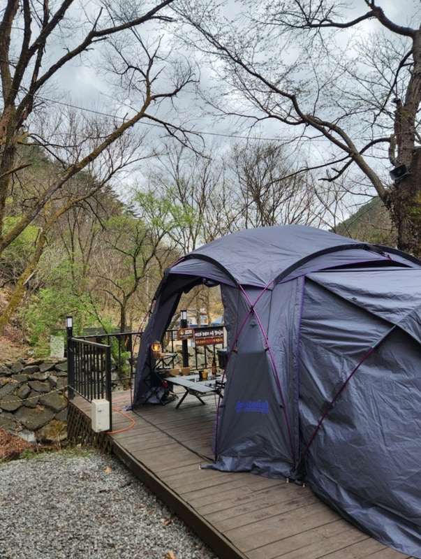 써니의 캠핑일기 | 강원도 홍천캠핑장 | 검산별빛캠핑장 리뷰...