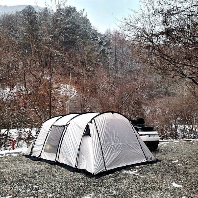 춘천 행운 캠핑장 춘천 중앙시장 홍총떡과 막국수