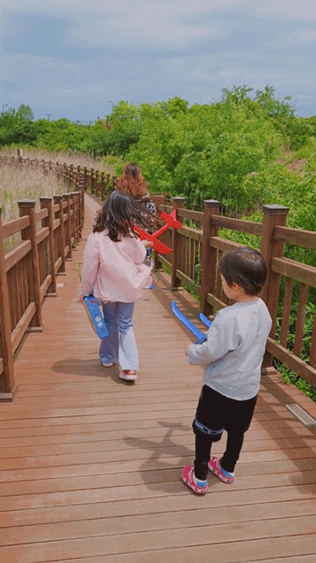 아이와 파주 임진각 평화누리캠핑장 예약 오토캠핑 놀이터