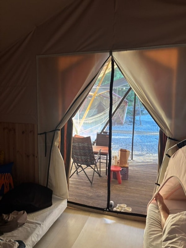 가을 포천 글램핑 추천 | 산중호걸 글램핑 | 2년 연속 재방문...