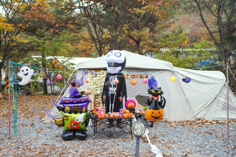 할로윈 캠핑 추천 제천 선녀와나무꾼 키즈캠핑장