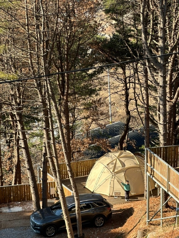 선택적고립캠핑장, 서울에서 가까운 가평에서 겨울 캠핑, A6...