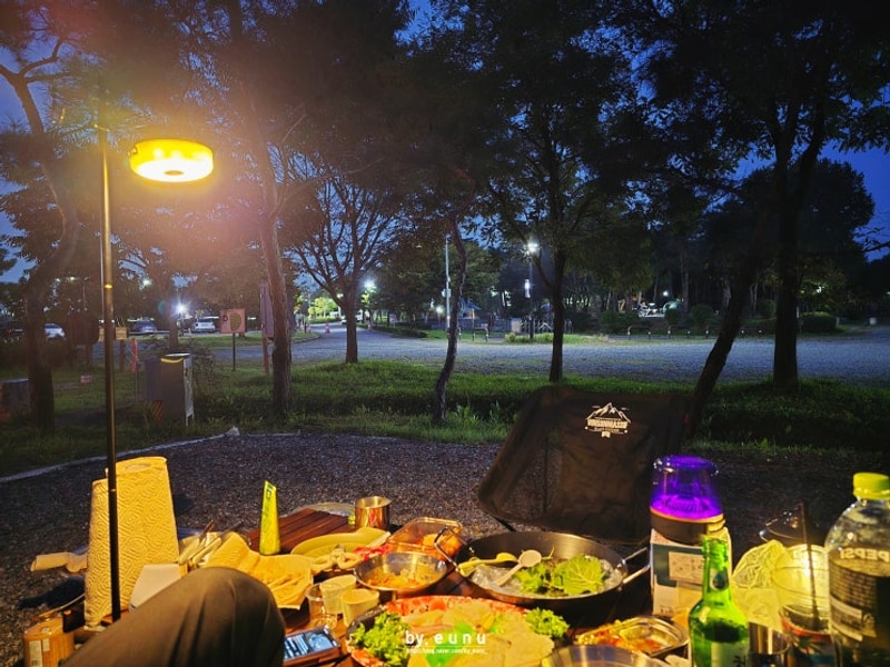 평택 소풍정원 캠핑장 - 넓은공원에 깨끗하고 시설좋은곳에서...