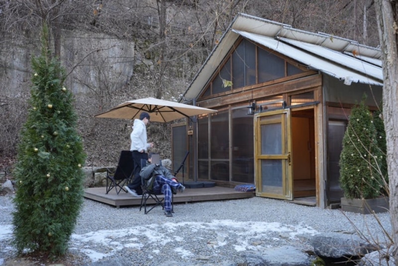 내돈내산 홍천 글램핑장 글램핑프리미엄C ‘하늘바라기글램...