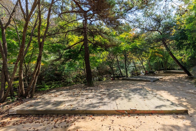 심천치유자연휴양림야영장 시설 사진 16