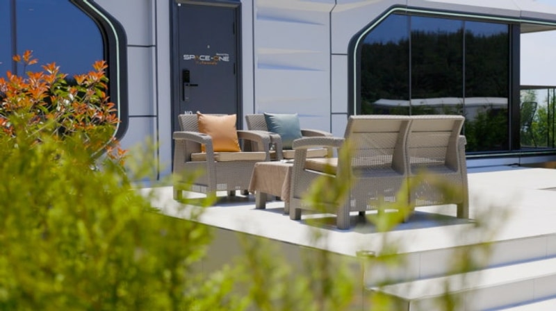 피톤치드 전남카라반 자연과 함께 전망 좋은 우주선캠프 리뷰