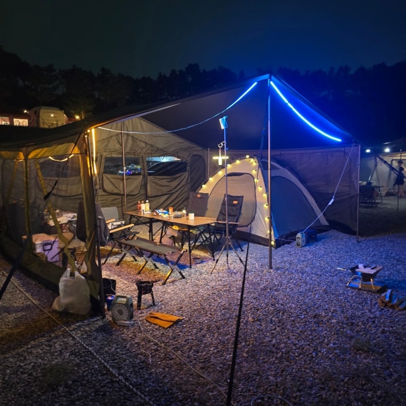 추석 우중캠핑 후기: 용인 소풍캠핑장에서의 2박3일...