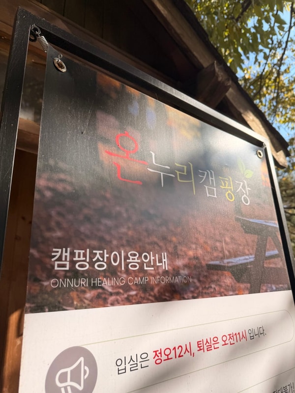 양평 온누리캠핑장 솔직 후기 (feat; 가을 단풍 캠핑 감성...