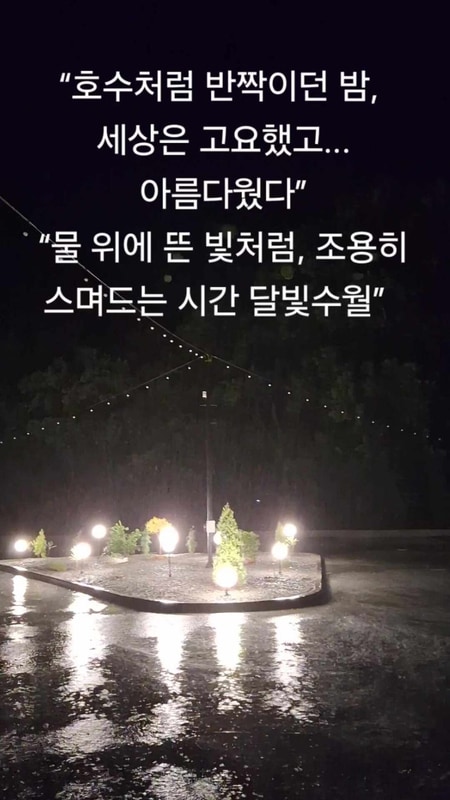 달빛수월 캠핑장 그늘 자리는 어디일까?