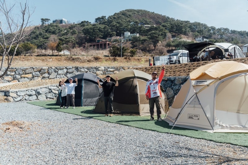 헬리녹스 노나돔 단체 캠핑 단양 패러캠핑장 네이버후드...