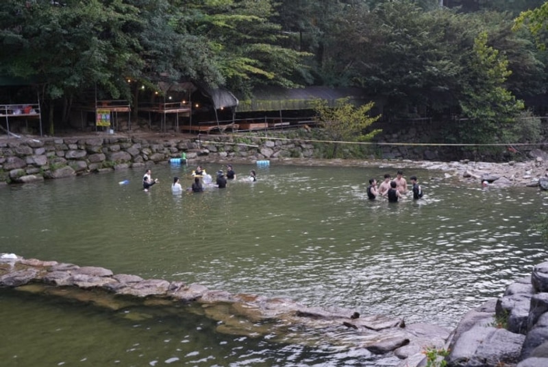 군위 캠핑장 추천 솔밭 야영장 물놀이 명당 장박지