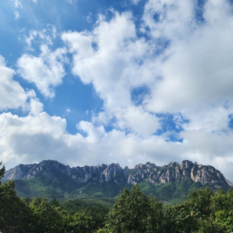고성 캠핑느루 캠핑장 울산바위 뷰 사계절 방문 후기