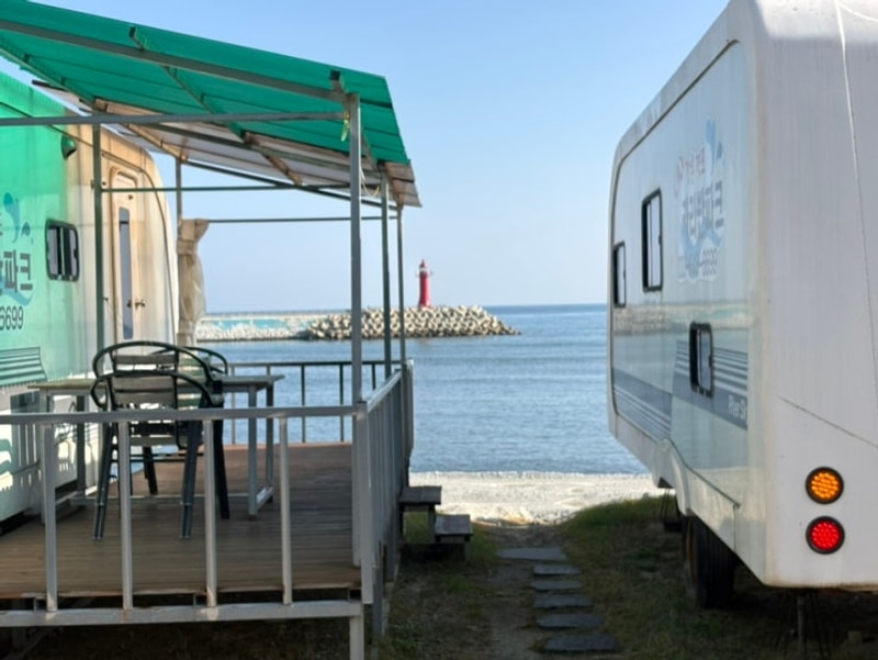 [강릉 경포 카라반파크] 강릉 씨카라반 사천해변 카라반 이용 후기