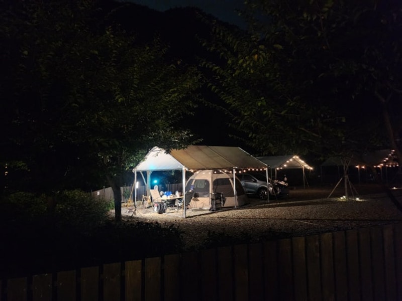 밀양 캠앤캠아지트/ 밀양 타프 존 캠핑장 DWB 사이트