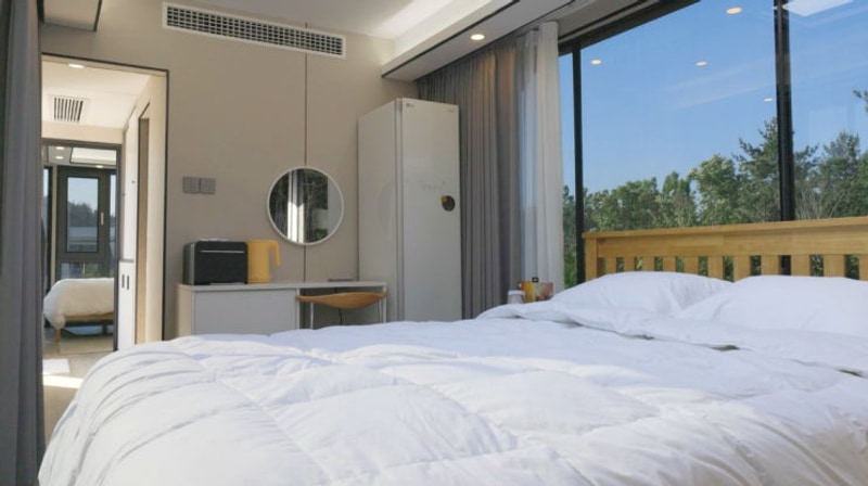 피톤치드 전남카라반 자연 속에서 힐링하는 우주선캠프 경험