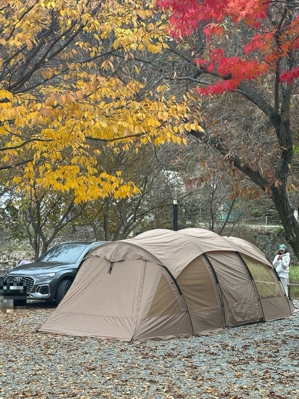 세번째 가을 캠핑 (가평뷰캠핑장 A5 사이트)