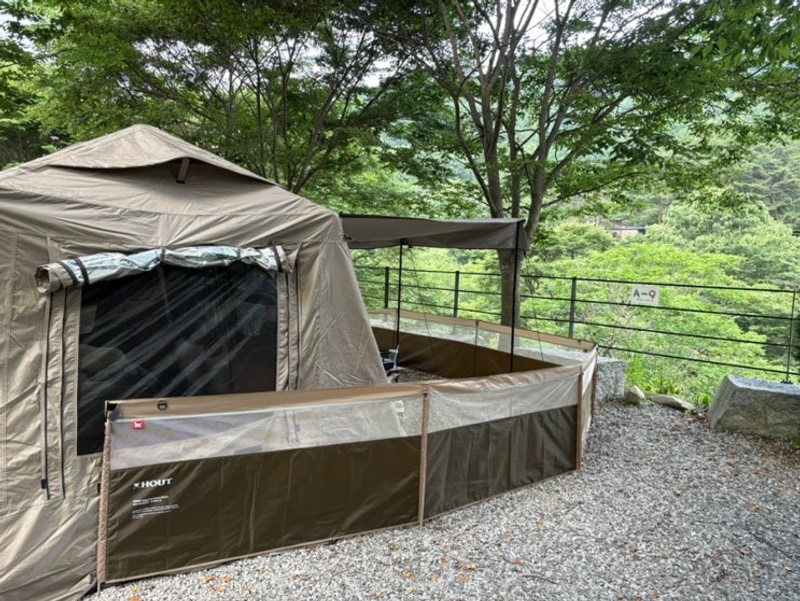 함양 캠프더포레 강아지 동반 캠장 후기