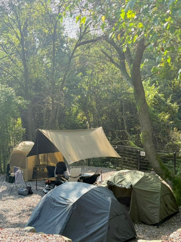7번째 캠핑 | 양평에 가다! 휴먼캠핑장 그리고 새로운 텐트