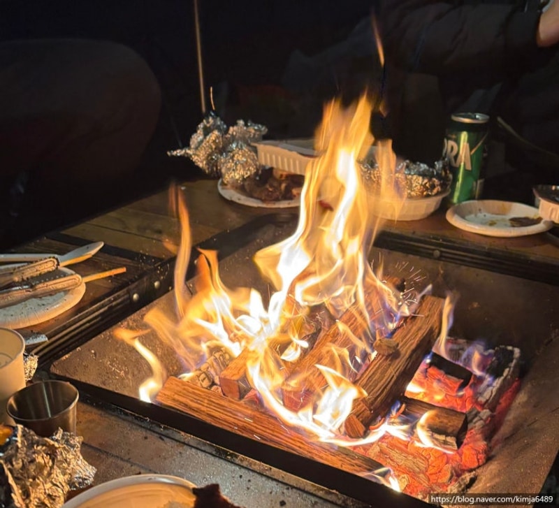 밀양이오 / 사딸라 소주 / 가을 캠핑 / 안산화랑오토캠핑장