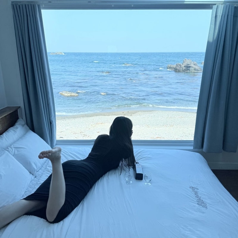 포항 블루밍카라반 A14호 오션뷰 펜션 감성숙소 리뷰