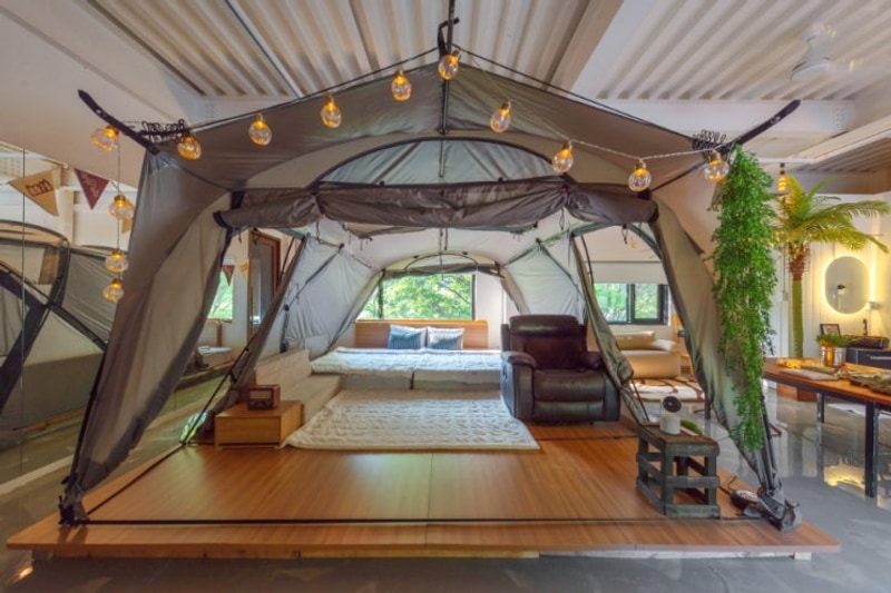 11월 가을글램핑장 추천/가을감성캠핑/가평북두칠성 글램핑