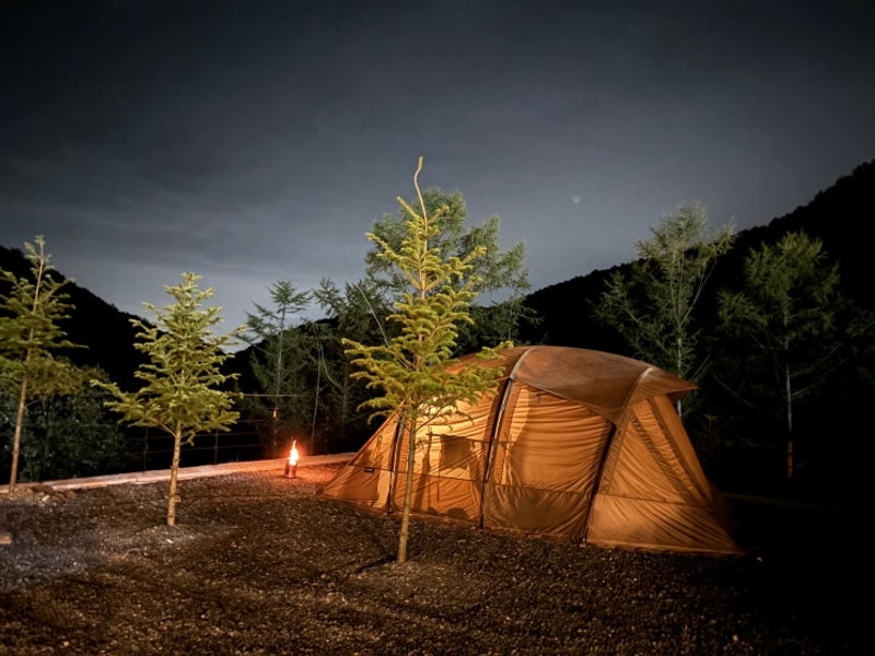 연천 아미힐 캠핑장 D-6 새턴쉘터라이트 징글징글한 우중캠 후기