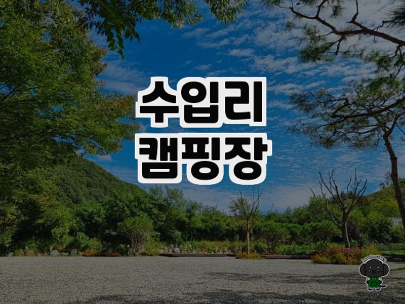 양평 서종면 힐링 캠핑Spot, 수입리캠핑장 다녀왔어요! ️