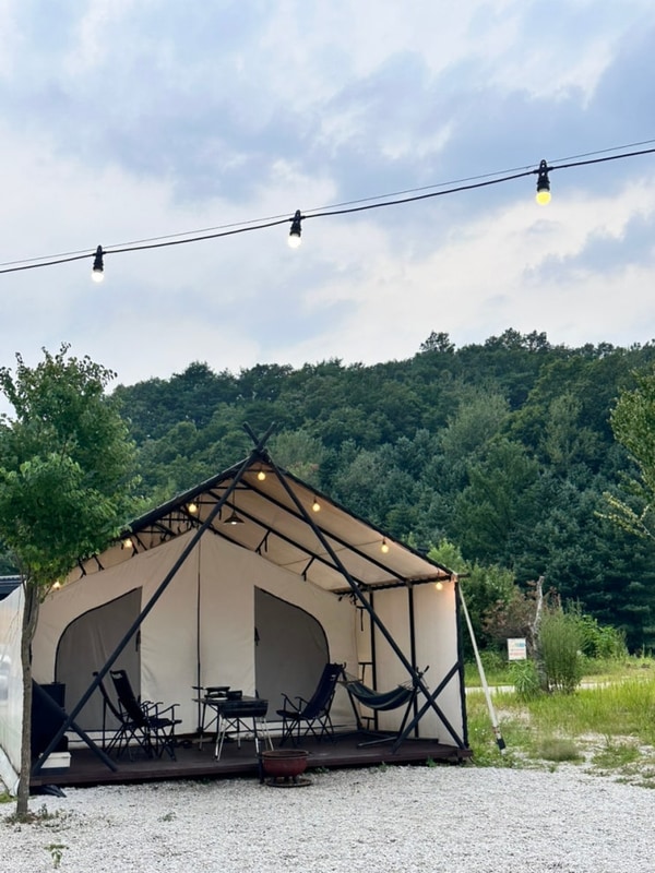 서울 근교 포천 감성 글램핑 추천 -호랑이캠핑 산정호수점