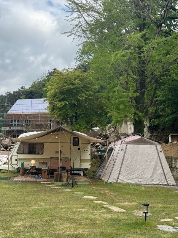 [전주 글램핑/카라반 추천] 빈티지 카라반 캠프히어 H1