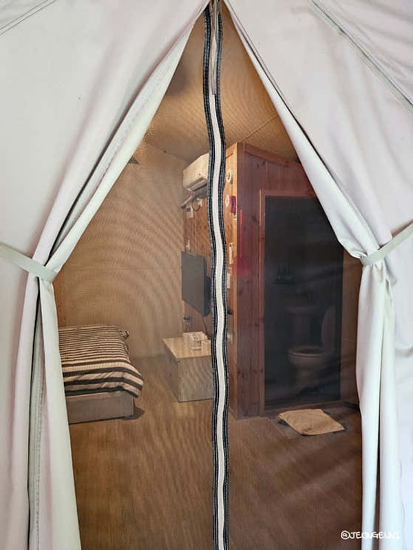 가평 계곡 옆, 깨끗한 독채 글램핑 여행!